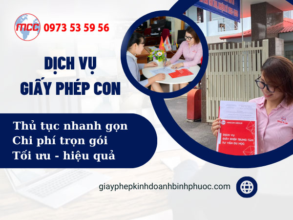 Dịch vụ giấy phép con uy tín, chất lượng