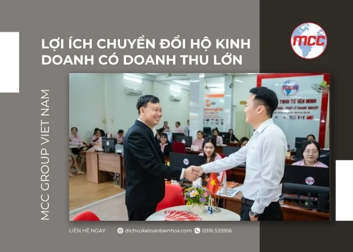 Lợi ích chuyển đổi hộ kinh doanh có doanh thu lớn