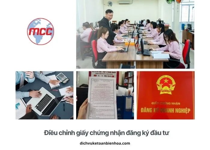 Điều chỉnh giấy chứng nhận đăng ký đầu tư