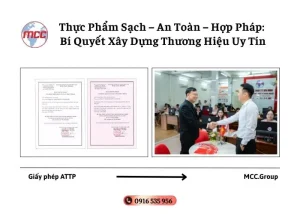 Dịch vụ giấy phép an toàn thực phẩm tại MCC.Group