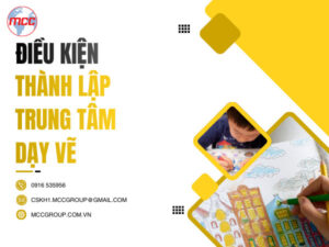 Điều kiện thành lập trung tâm dạy vẽ