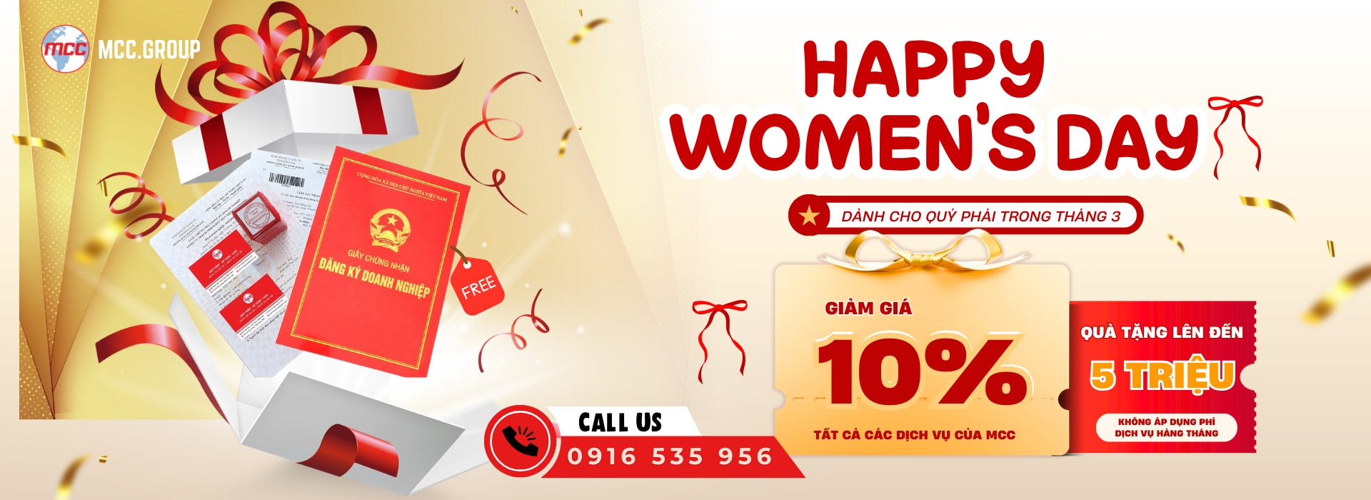 ưu đãi dịch vụ mccgroup